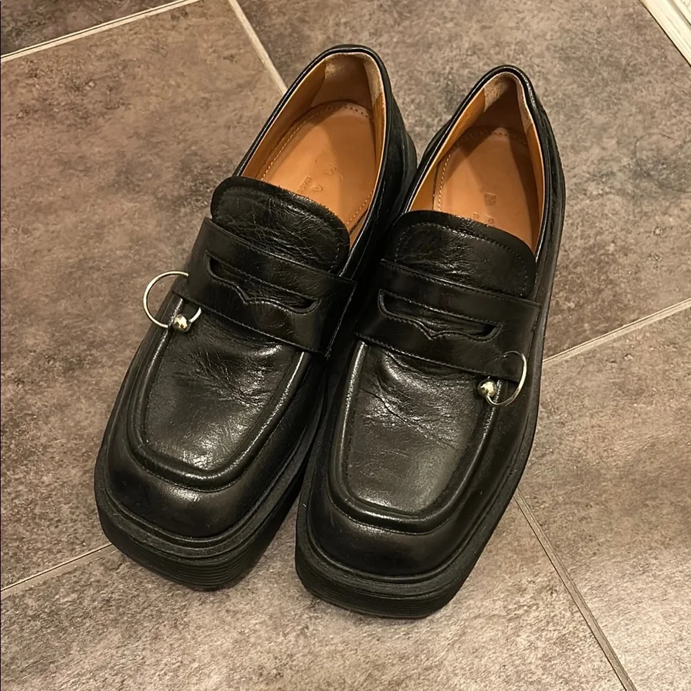 Marni | Shoes | Marni Black Piercing Loafers | Poshmark